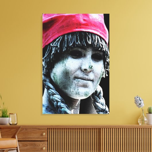 Straatprestaties 4 24x36 (60x90cm) waccna canvas afdruk (Insitu (Woonkamer))