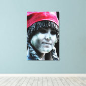 Straatprestaties 4 24x36 (60x90cm) waccna canvas afdruk (Insitu (Houten vloer))