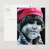 Straatprestaties 4 pccna briefkaart (Voorkant / Achterkant)