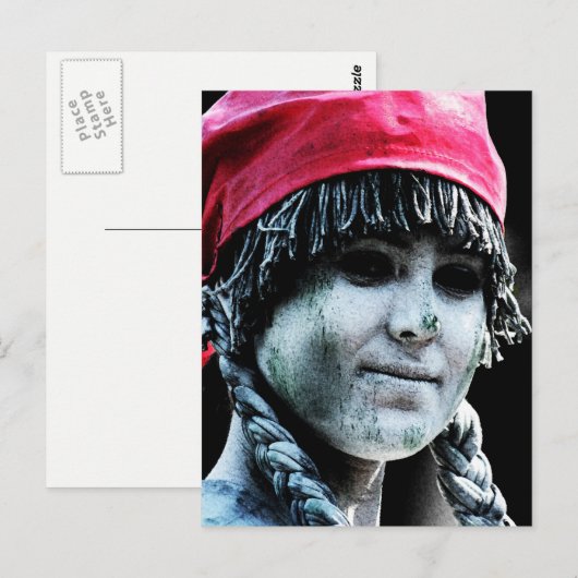 Straatprestaties 4 pccna briefkaart (Voorkant / Achterkant)