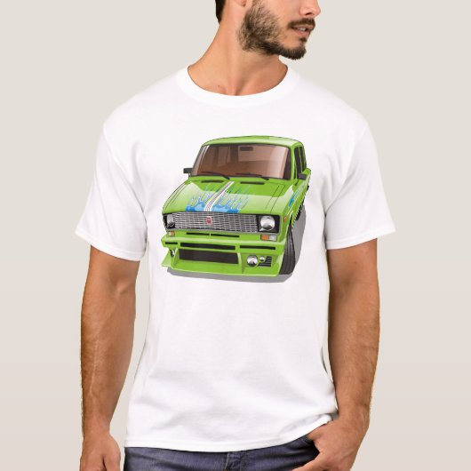 Straatraceauto T-shirt (Voorkant)