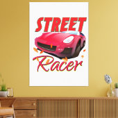 Straatracer Canvas Afdruk (Insitu (Woonkamer))