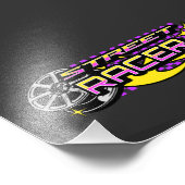 STRAATRACERS BRANDEN WIELCLUB FOTO AFDRUK (Hoek)