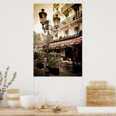 Straatrestaurant, Parijs, Frankrijk Poster (Keuken)