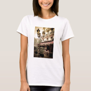 Straatrestaurant, Parijs, Frankrijk T-shirt