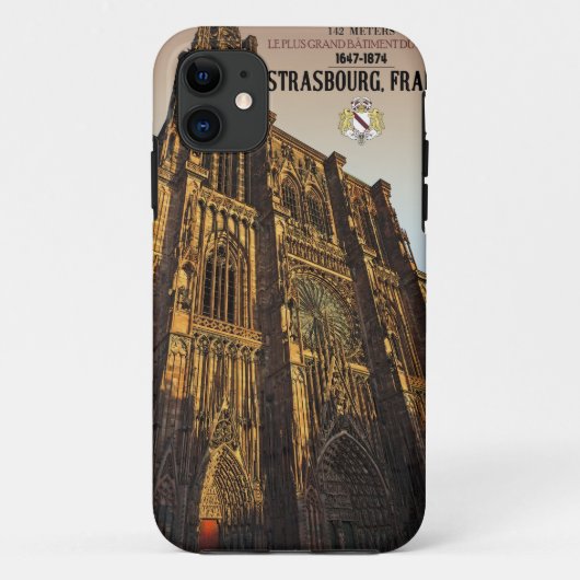 Straatsburg - Cathedraal Notre Dame Case-Mate iPhone Case (Achterkant)