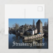 Straatsburg Elzas Frankrijk Ponts Couverts Reizen Briefkaart (Voorkant / Achterkant)