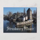 Straatsburg Elzas Frankrijk Ponts Couverts Reizen Briefkaart (Voorkant)