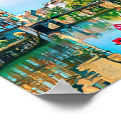 Straatsburg Foto van Vintage Poster (Hoek)