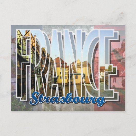 Straatsburg, Frankrijk Briefkaart (Voorkant)
