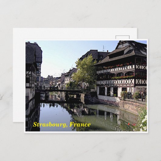 Straatsburg, Frankrijk Briefkaart (Voorkant / Achterkant)