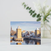 Straatsburg, Frankrijk Briefkaart (Staand voorkant)