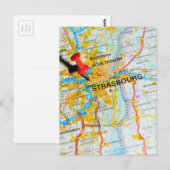 Straatsburg, Frankrijk Briefkaart (Voorkant / Achterkant)