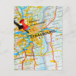 Straatsburg, Frankrijk Briefkaart