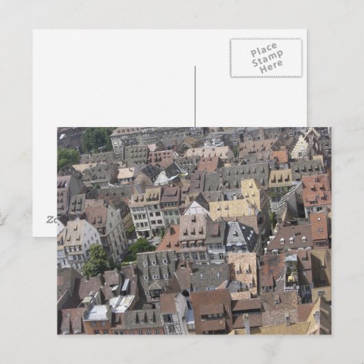 Straatsburg, Frankrijk Briefkaart (Voorkant / Achterkant)