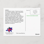 Straatsburg, Frankrijk Briefkaart (Achterkant)