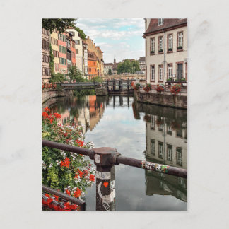 Straatsburg Frankrijk Elzas Zomer Briefkaart