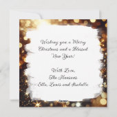 Straatsburg, Frankrijk | Gepersonaliseerde kerst Feestdagenkaart (Achterkant)