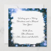 Straatsburg, Frankrijk | Gepersonaliseerde kerst Feestdagenkaart (Achterkant)