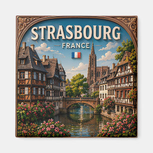🏰 Straatsburg Frankrijk Historische Kanaal Magneet
