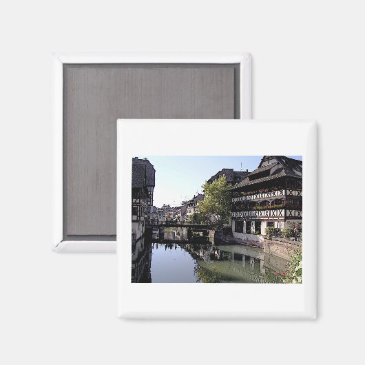 Straatsburg, Frankrijk magneet (Voorkant / Achterkant)