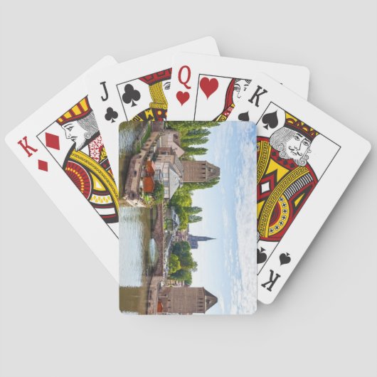 Straatsburg Frankrijk Pokerkaarten (Achterkant)