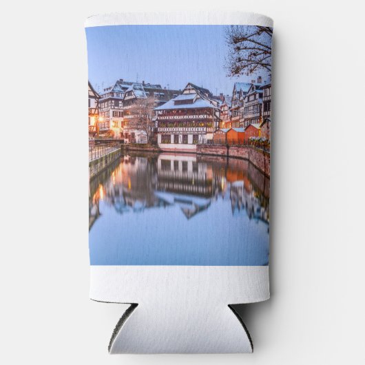 Straatsburg Frankrijk Seltzer Blikjeskoeler (Voorkant)