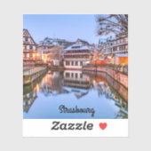 Straatsburg Frankrijk Sticker (Vel)