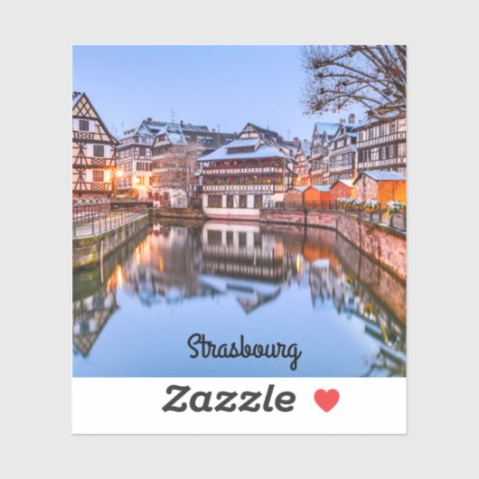 Straatsburg Frankrijk Sticker (Vel)