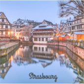 Straatsburg Frankrijk Sticker (Voorkant)