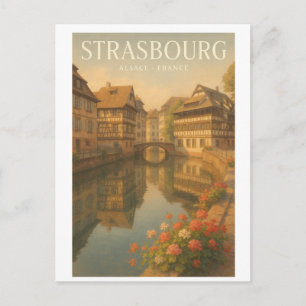 Straatsburg — Franse romantische stad Briefkaart