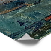 Straatsburg - haven van Dieppe 1893 Poster (Hoek)