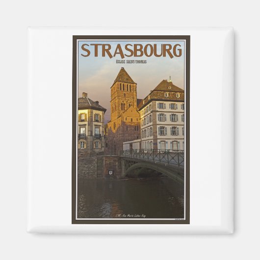 Straatsburg - Ill River en St Thomas Magneet (Voorkant)