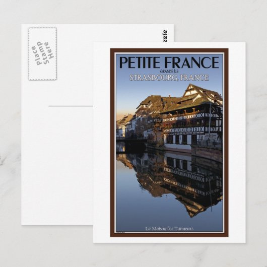 Straatsburg - Ill River Reflections Briefkaart (Voorkant / Achterkant)