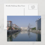 Straatsburg overdag briefkaart (Voorkant / Achterkant)