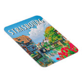 Straatsburg Photo Vintage Magneet (Rechterzijde)