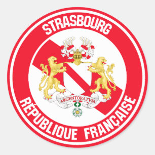 Straatsburg Ronde Embleem Sticker