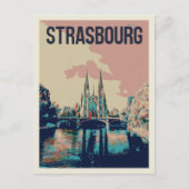 Straatsburg Sint-Paul Kerk afbeelding Frankrijk Briefkaart (Voorkant)