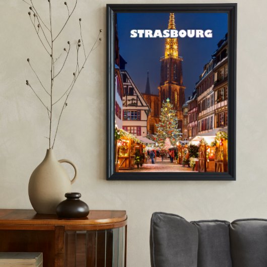 Straatsburg The Capital of Christmas Poster