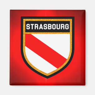 Straatsburg vlag magneet