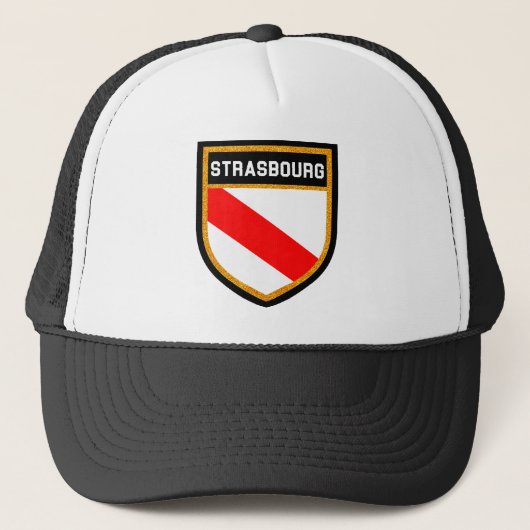 Straatsburg vlag trucker pet (Voorkant)