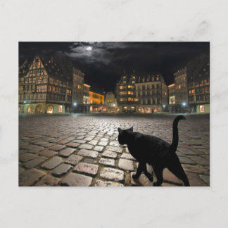 Straatsburg's nacht briefkaart