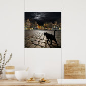 Straatsburg's nacht poster (Keuken)