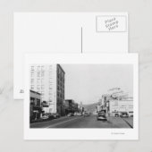 Straatscène in Aberdeen, WA-foto Briefkaart (Voorkant / Achterkant)