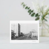 Straatscène in Aberdeen, WA-foto Briefkaart (Staand voorkant)