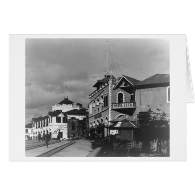 Straatscène in Mombassa Kenya-foto (Voorkant Horizontaal)