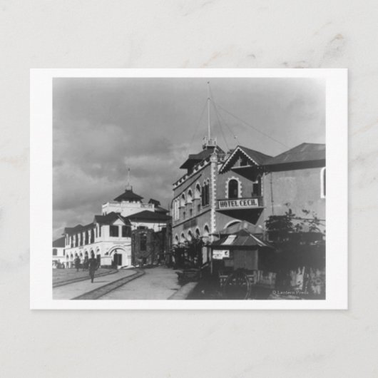 Straatscène in Mombassa Kenya-foto Briefkaart (Voorkant)