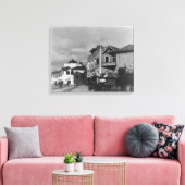 Straatscène in Mombassa Kenya-foto Canvas Afdruk (Insitu (Woonkamer))