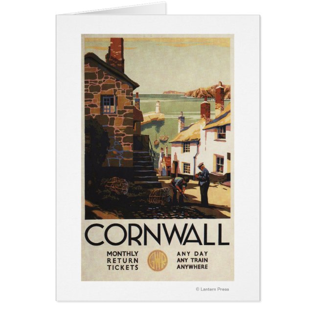 Straatscène met twee Mannen (Voorkant)