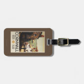 Straatscène met twee Mannen Bagagelabel (Voorkant horizontaal)